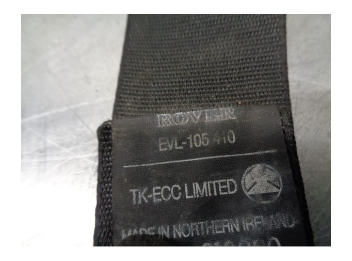 Recambio de cinturon seguridad trasero izquierdo para mg serie 45 (rt) 1.4 16v cat referencia OEM IAM EVL105410 5 PUERTAS