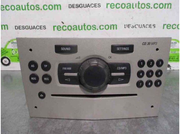 Replacement audio system / CD radio for Opel Corsa D 1.3 16V CDTi OEM IAM reference 13254191 