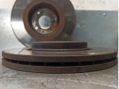 Recambio de disco freno delantero para renault scenic ii 1.5 dci diesel referencia OEM IAM 