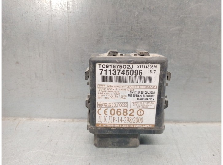 Replacement immobilizer control unit for Ford Ranger (ES) 2.5 TDCi CAT OEM IAM reference TC91675G2J MITSUBISHI ELECTRIC