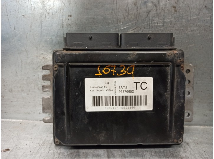 Recambio de centralita motor uce para chevrolet kalos 1.2 cat referencia OEM IAM 96376652 