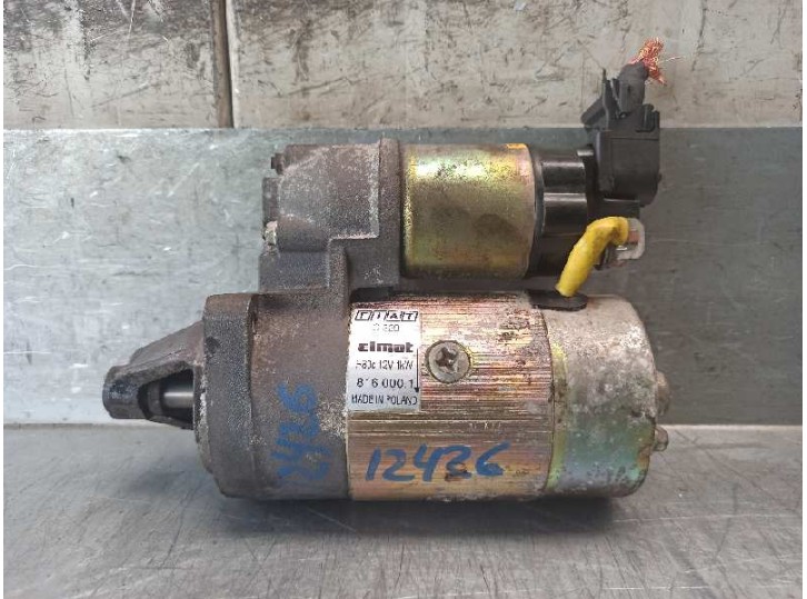 Recambio de motor arranque para fiat seicento (187) 0.9 cat referencia OEM IAM 8160001 C329 ELMOT