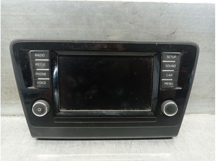 Recambio de pantalla multifuncion para skoda rapid spaceback (nh1) 1.4 tdi referencia OEM IAM 5JA919604B 5JA919604B 