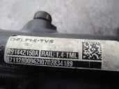 Recambio de rampa inyectora para tata indigo marina 1.4 referencia OEM IAM R9144Z150A  DELPHI