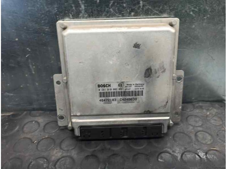 Replacement engine control unit (ECU) for Lancia Lybra Berlina 1.9 JTD CAT OEM IAM reference 46472183 0281010002 BOSCH