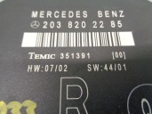 Recambio de centralita cierre para mercedes-benz clase c (w203) berlina 200 cdi (203.004) referencia OEM IAM 2038202285 