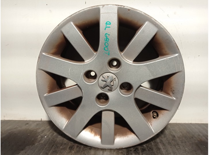 Recambio de llanta para peugeot 307 (s1) 2.0 hdi cat referencia OEM IAM 9687520480 R156JX15CH4-28 ALUMINIO 10P