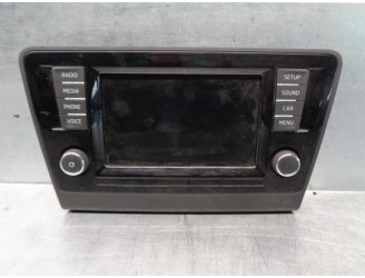 Recambio de pantalla multifuncion para skoda rapid 1.4 16v tsi referencia OEM IAM 5JA919604B 