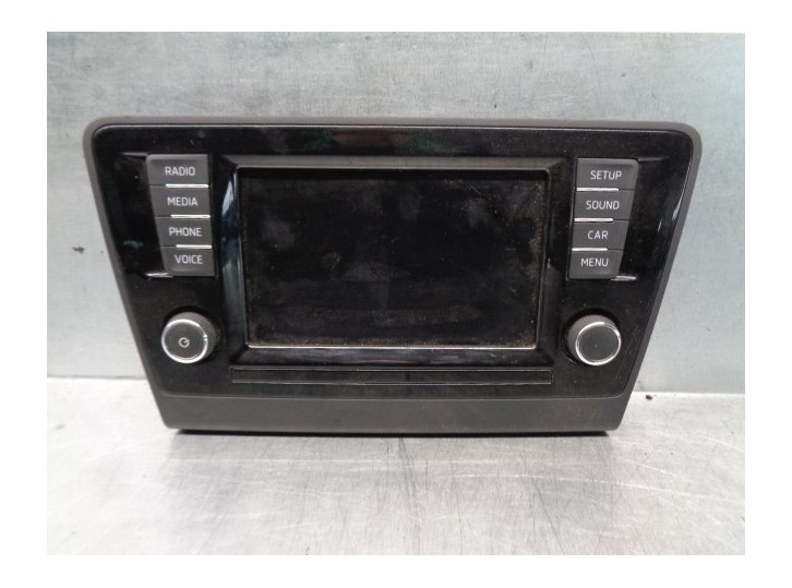 Recambio de pantalla multifuncion para skoda rapid 1.4 16v tsi referencia OEM IAM 5JA919604B 