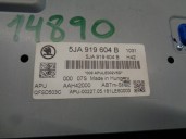 Recambio de pantalla multifuncion para skoda rapid 1.4 16v tsi referencia OEM IAM 5JA919604B 