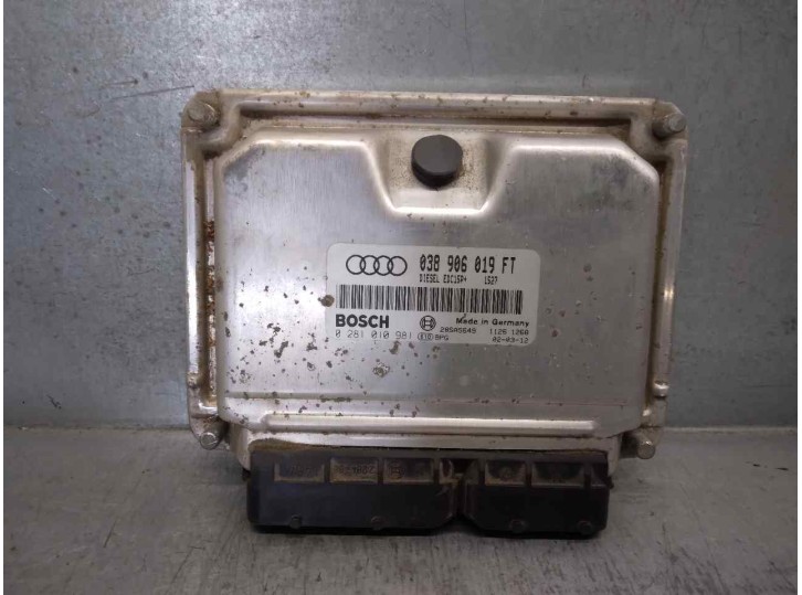 Recambio de centralita motor uce para audi a3 (8l) 1.9 tdi referencia OEM IAM 038906019FT 0281010981 BOSCH