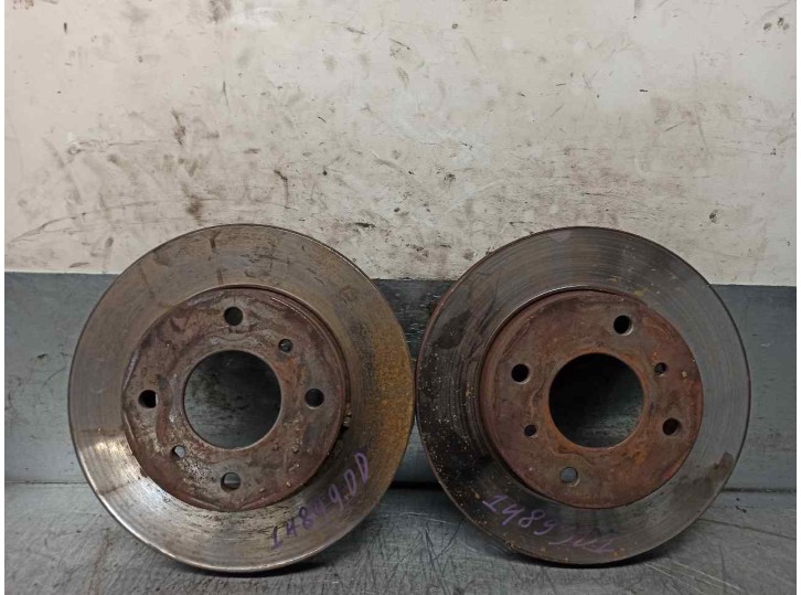 Replacement front brake disc for Nissan Primera sedan (P11) GX OEM IAM reference 402062F501 