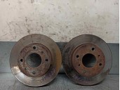 Replacement front brake disc for Nissan Primera sedan (P11) GX OEM IAM reference 402062F501 
