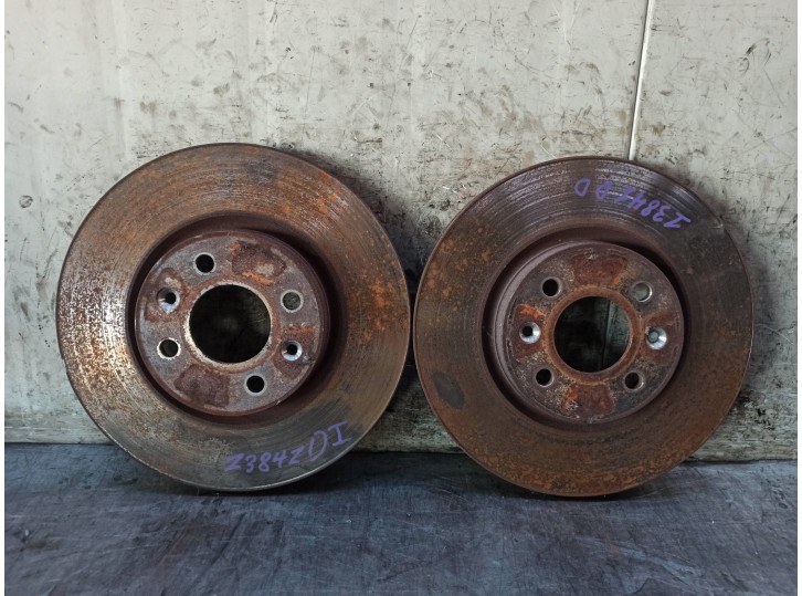 Recambio de disco freno delantero para renault laguna (b56) 1.9 dci diesel cat referencia OEM IAM 