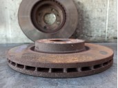 Recambio de disco freno delantero para renault laguna (b56) 1.9 dci diesel cat referencia OEM IAM 
