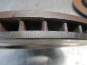 Recambio de disco freno delantero para daewoo lanos 1.6 cat referencia OEM IAM  DF1625 TRW