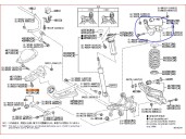 Recambio de brazo suspension superior trasero derecho para toyota c-hr referencia OEM IAM 48770F4010  