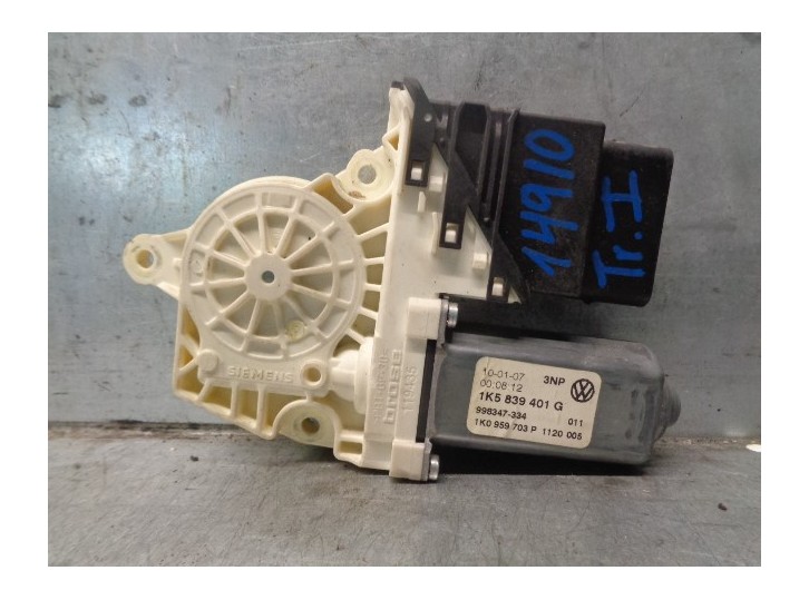 Recambio de motor elevalunas trasero izquierdo para volkswagen jetta (1k2) 1.9 tdi referencia OEM IAM 1K5839401G 18 PINES 4 PUER