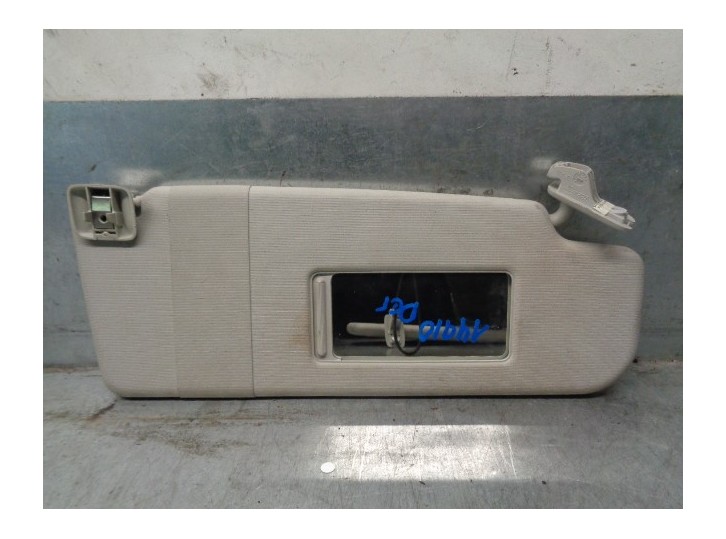 Recambio de parasol derecho para volkswagen jetta (1k2) 1.9 tdi referencia OEM IAM 1K0857552  