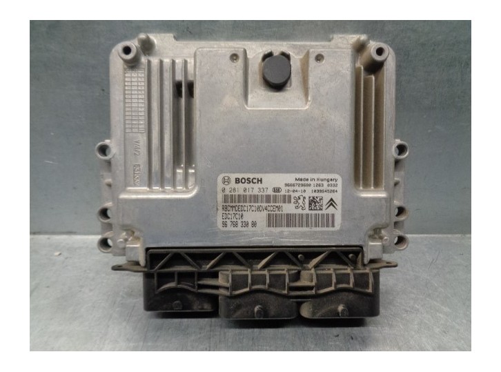 Recambio de centralita motor uce para citroën c3 ii 1.4 referencia OEM IAM 9676833080 0281017337 BOSCH