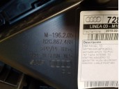 Recambio de guarnecido puerta trasera derecha para audi a1 sportback (gba) 1.0 tfsi referencia OEM IAM 82G867488 5 PUERTAS