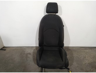 Recambio de asiento delantero izquierdo para seat leon (5f1) 1.6 tdi referencia OEM IAM 5F0881375K TELA NEGRA 5 PUERTAS