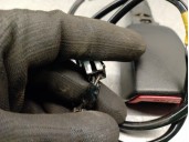 Recambio de enganche cinturon para mitsubishi lancer berlina (cy0) inform referencia OEM IAM 7000A222XA 2 PINES DELANTERO DERECH