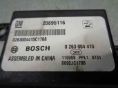 Replacement electronic module for Chevrolet Cruze 2.0 Diesel CAT OEM IAM reference 20895116 0263004415 BOSCH
