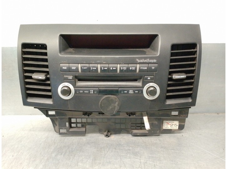 Recambio de sistema audio / radio cd para mitsubishi lancer berlina (cy0) inform referencia OEM IAM 8002A405XA 8002B688XA VISTEO