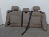 Recambio de asientos traseros para bmw x5 (e70) 3.0 turbodiesel cat referencia OEM IAM 52300415367 CUERO BEIGE 5 PUERTAS