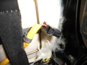 Recambio de asiento delantero derecho para chevrolet aveo sedán ltz referencia OEM IAM 95916057 TELA NEGRA 4 PUERTAS