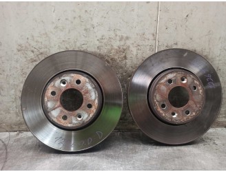 Recambio de disco freno delantero para renault megane ii berlina 5p 1.5 dci diesel cat referencia OEM IAM 402069518R 