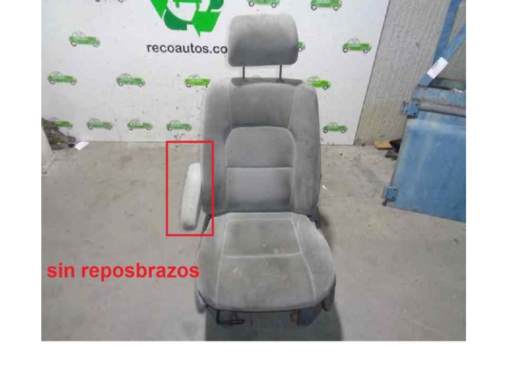 Recambio de asiento delantero izquierdo para kia carnival ii 2.5 v6 lx referencia OEM IAM TELA GRIS 5 PUERTAS