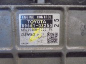 Recambio de centralita motor uce para toyota auris 1.8 16v cat referencia OEM IAM 896610Z250 2754001722 DENSO