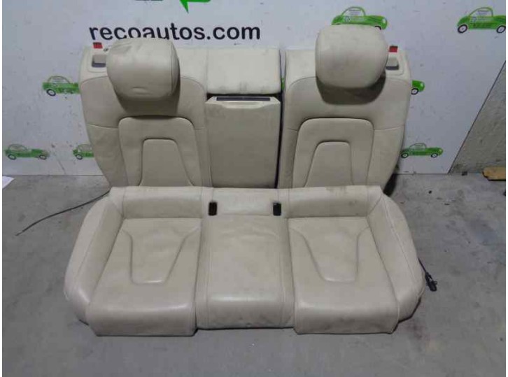 Recambio de asientos traseros para audi a5 coupe (8t) 2.0 16v tfsi referencia OEM IAM CUERO BEIGE 2 PUERTAS