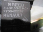 Recambio de cinturon seguridad trasero derecho para renault laguna (b56) 2.2 turbodiesel referencia OEM IAM 7700422287  