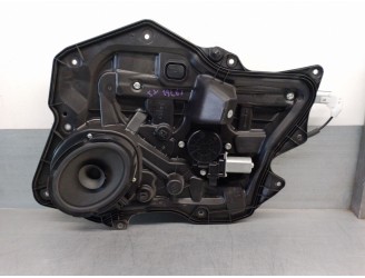 Replacement rear left window regulator for Mazda 3 Sedan (BL) 1.6 16V CAT OEM IAM reference BBM47397XA 6 PINS 5 DOORS