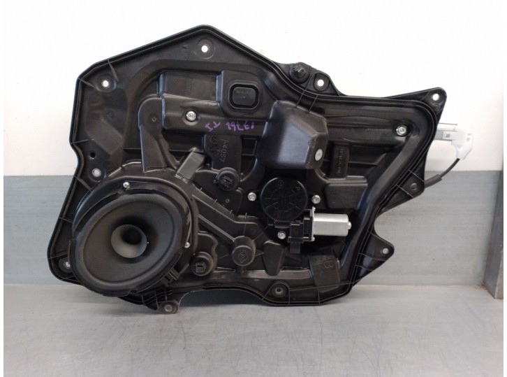 Replacement rear left window regulator for Mazda 3 Sedan (BL) 1.6 16V CAT OEM IAM reference BBM47397XA 6 PINS 5 DOORS