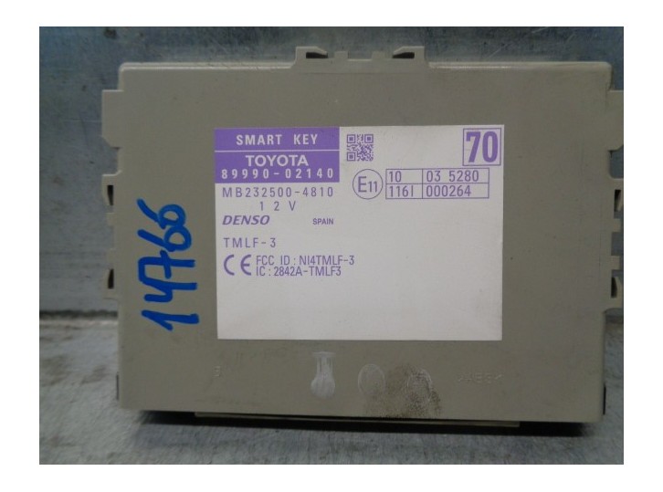 Recambio de modulo electronico para toyota auris 1.8 16v cat referencia OEM IAM 8999002140 MB2325004810 DENSO