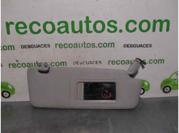 Recambio de parasol derecho para audi a4 berlina (8ec) 1.8 20v referencia OEM IAM 8E0857552 