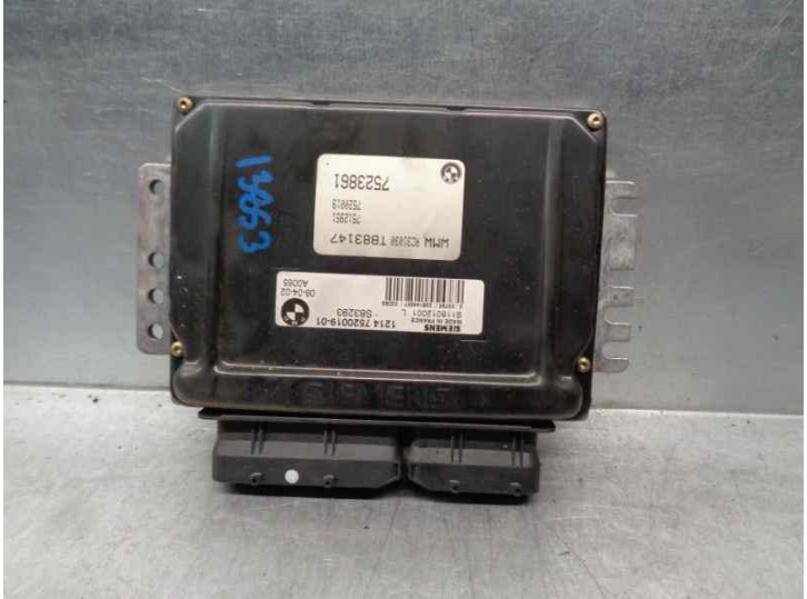 Replacement engine control unit (ECU) for Mini R50, R53 Cooper OEM IAM reference 12147520019 S118012001L 