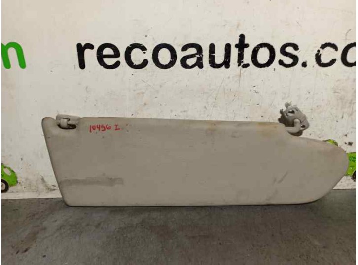 Recambio de parasol izquierdo para volkswagen t5 transporter/furgoneta 2.5 tdi referencia OEM IAM 3B0857561B 