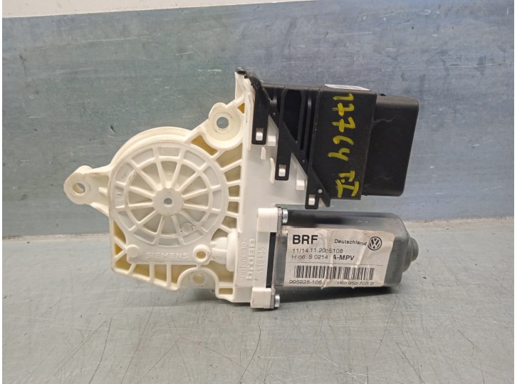 Recambio de motor elevalunas trasero izquierdo para volkswagen touran (1t1) 1.9 tdi referencia OEM IAM 1K0959703B 18 PINES 5 PUE