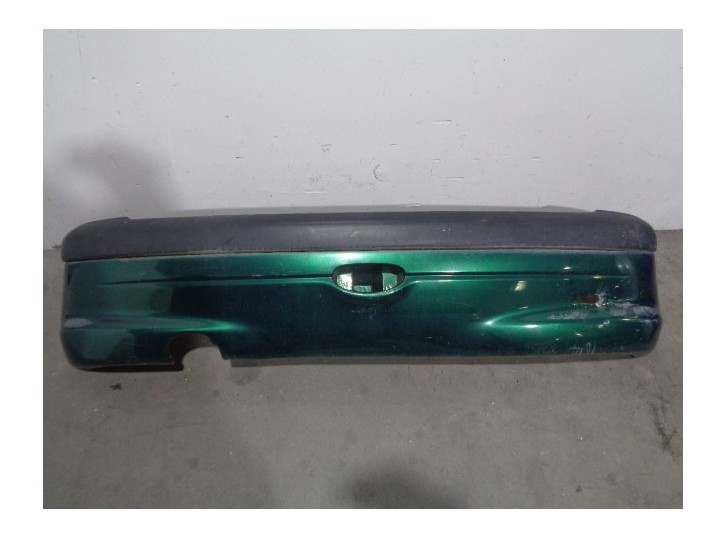 Replacement rear bumper for Peugeot 206 Sedan 1.9 diesel OEM IAM reference 7410L4 GREEN 5 DOORS