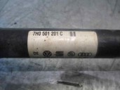 Recambio de transmision trasera izquierda para volkswagen t5 transporter/furgoneta 2.5 tdi referencia OEM IAM 7H0501201C  