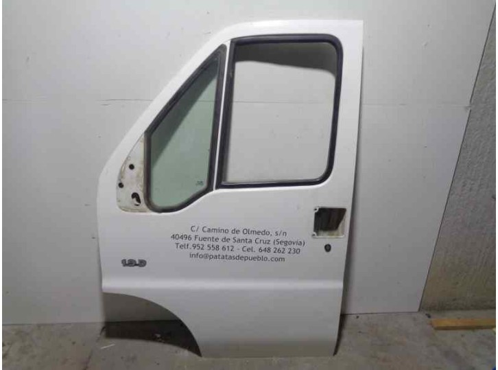 Recambio de puerta delantera izquierda para citroën jumper caja cerrada (1) 1.9 diesel cat referencia OEM IAM 9002AJ BLANCA ROTU