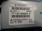 Replacement multifunction display for Mitsubishi Grandis (NA0W) 2.0 DI-D CAT OEM IAM reference 8750A087 