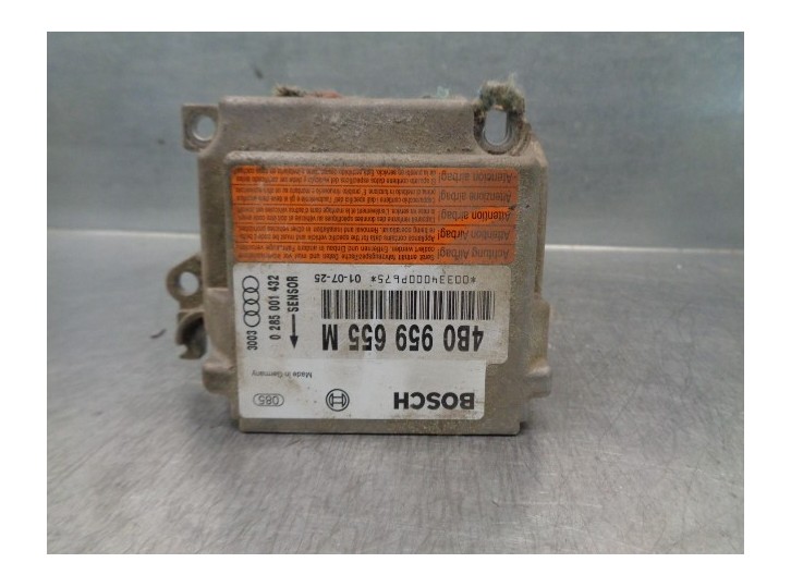 Replacement airbag ECU for Audi A6 Saloon (4B2) 1.8 20V Turbo OEM IAM reference 4B0959655M 0285001432 BOSCH