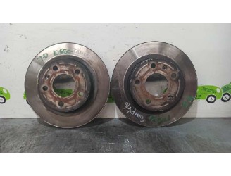 Recambio de disco freno trasero para opel meriva b 1.3 16v cdti referencia OEM IAM   