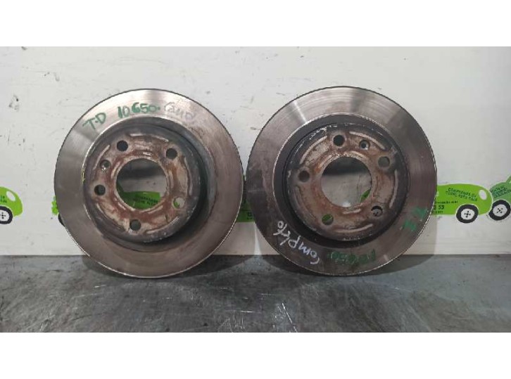 Replacement rear brake disc for Opel Meriva B 1.3 16V CDTi OEM IAM reference 